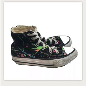 Converse All Star Paint Splatter Shoes Size 11.5